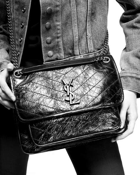 yves saint laurent mini niki vintage crossbody|ysl lambskin handbags.